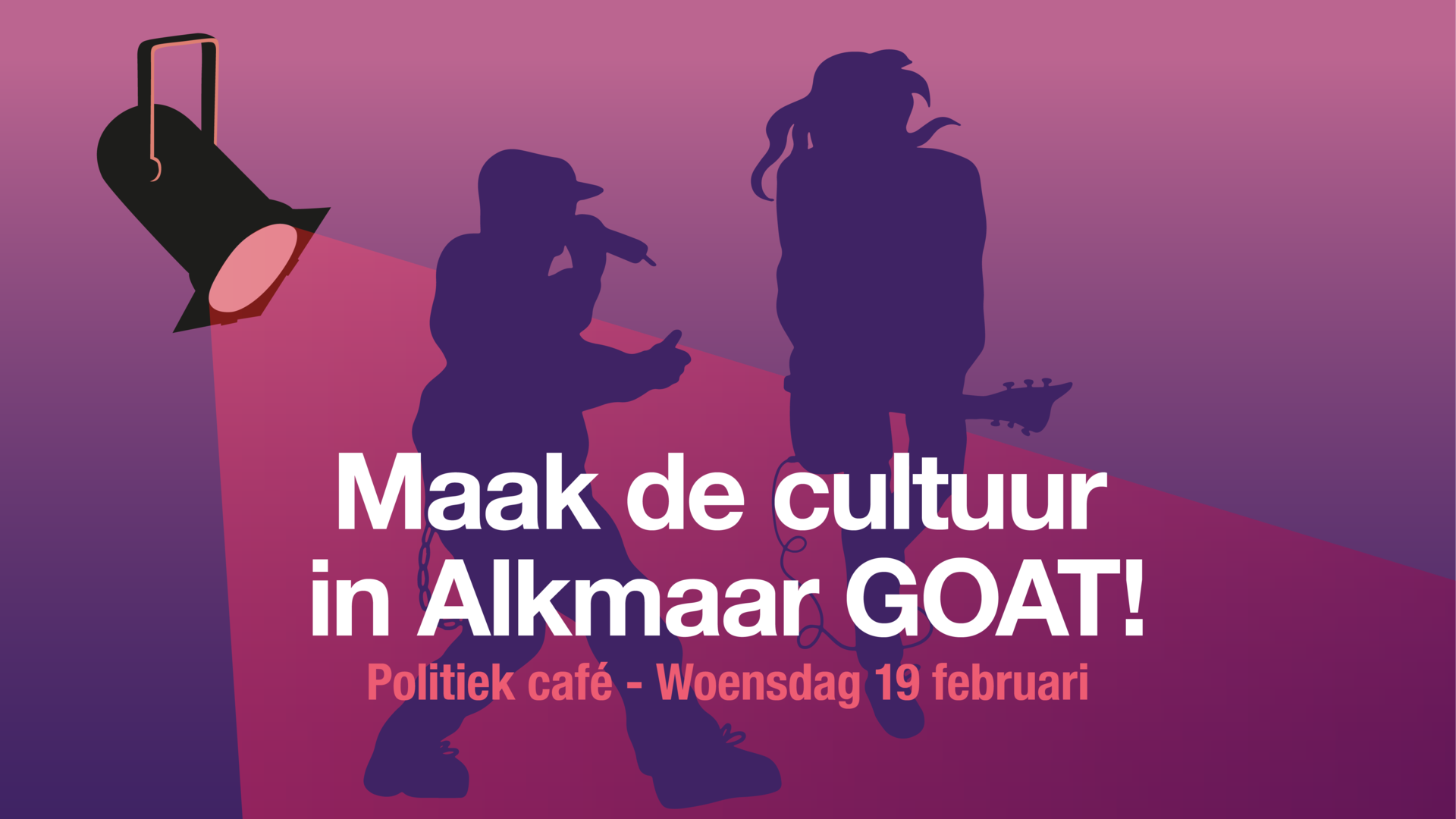 Maak de cultuur in Alkmaar GOAT